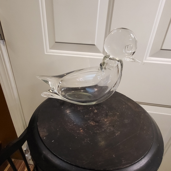 Murano V. Nason Hand Blown Glass Heavy Duck Decanter Signed - Picture 4 of 16